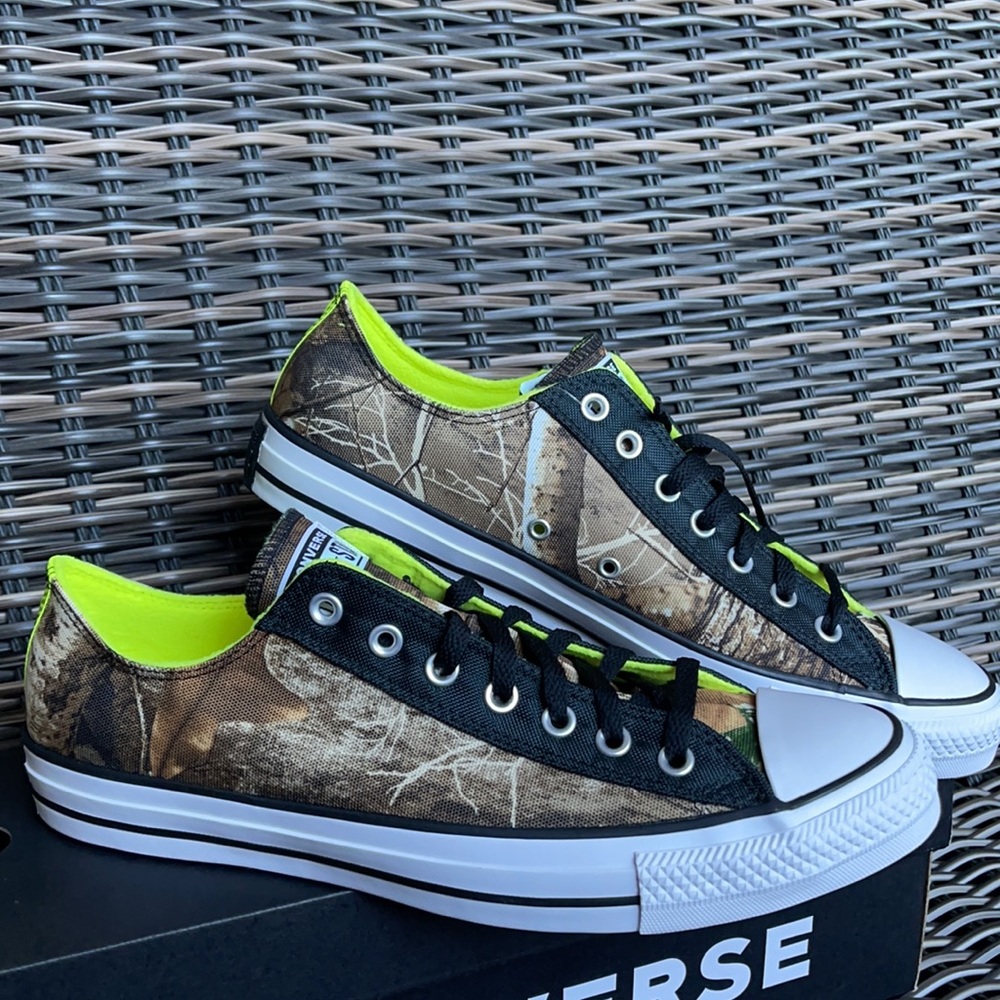 Converse Ctas OX Black/Multi/White MENS - Picture 6 of 16